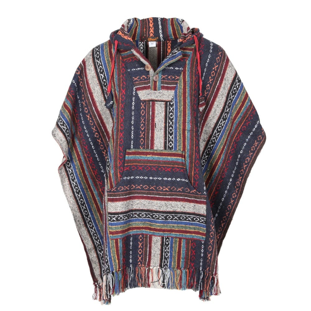 Hooded Blanket Poncho