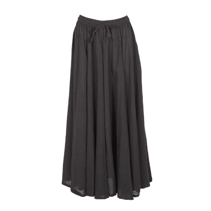 Ruffle Balloon Midi Skirt