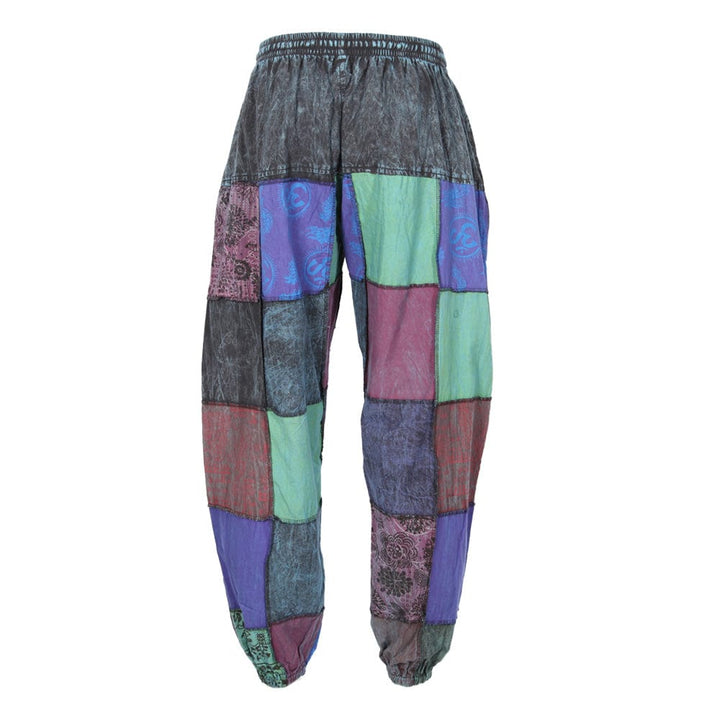 Men's Patchwork Genie Pants