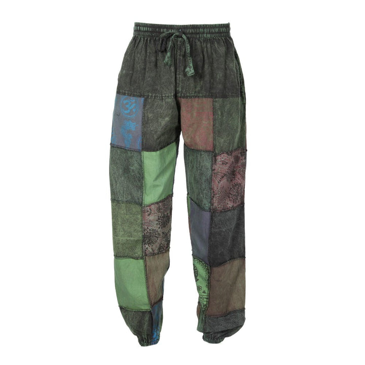 Men's Patchwork Genie Pants