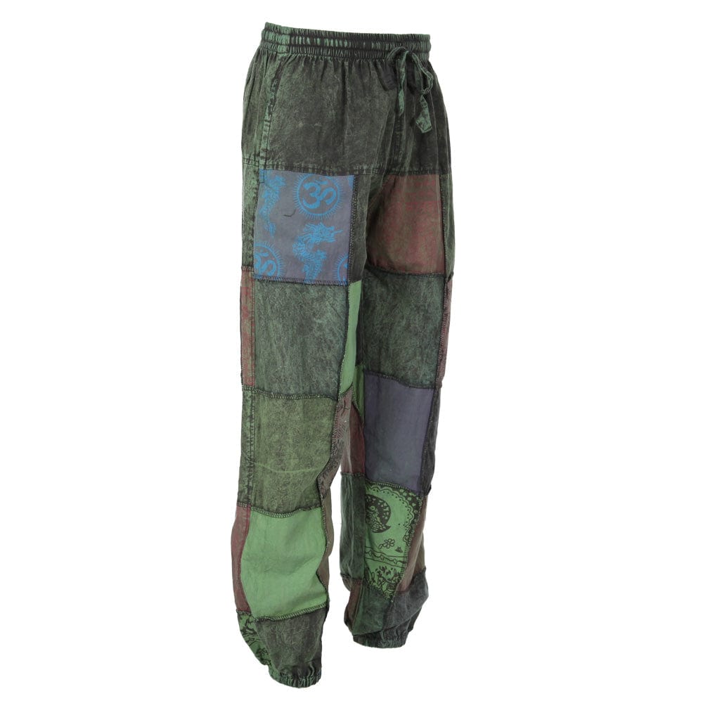 Men's Patchwork Genie Pants