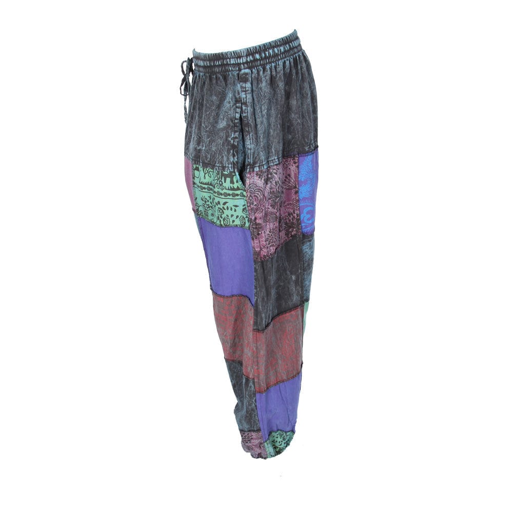 Men's Patchwork Genie Pants