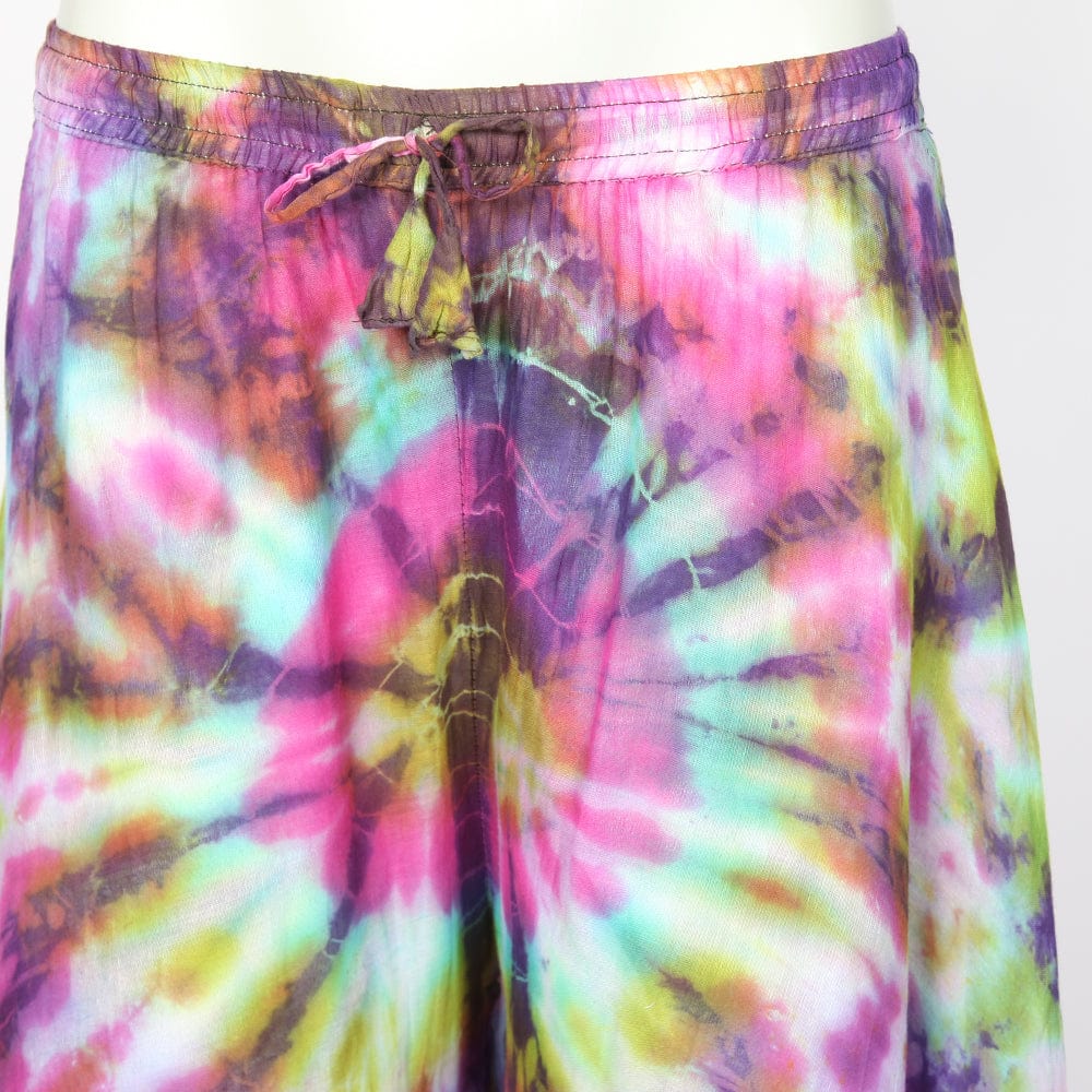 Marble Tie Dye Wide Leg Trousers