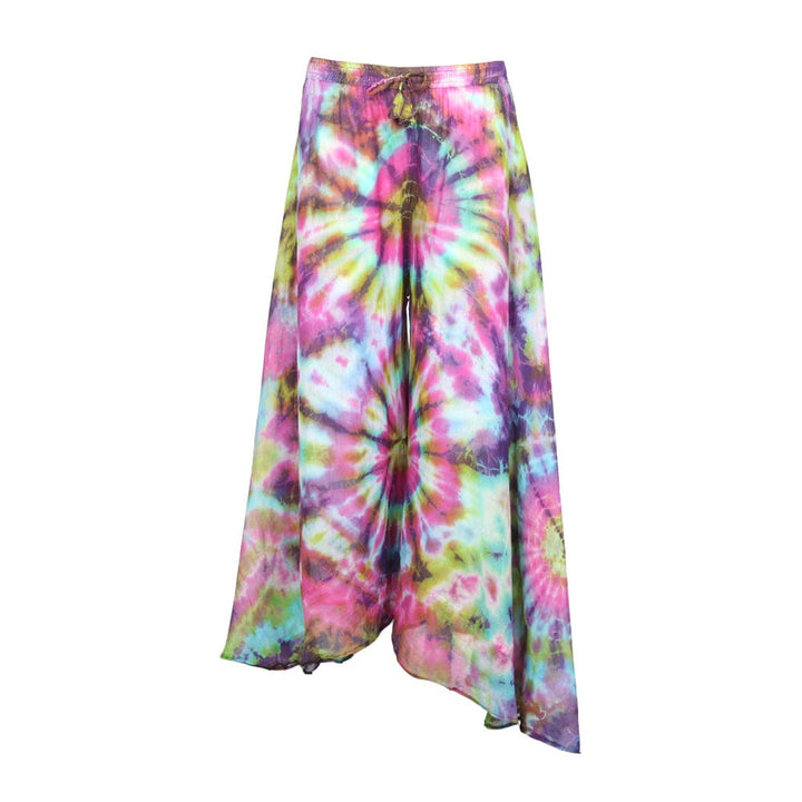 Marble Tie Dye Wide Leg Trousers