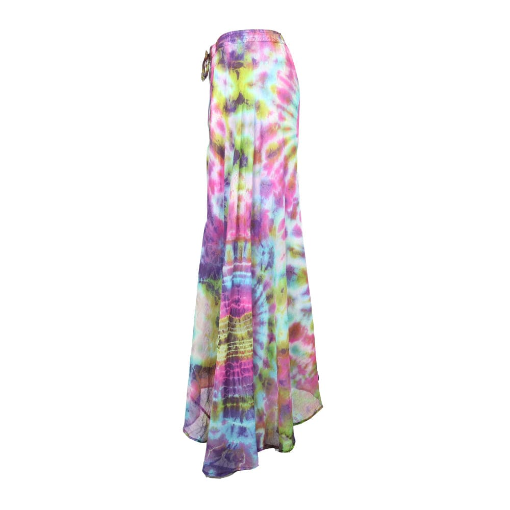 Marble Tie Dye Wide Leg Trousers