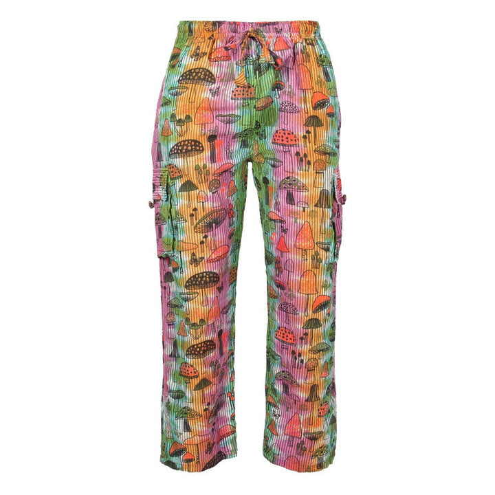 Tie Dye Mushroom Print Trousers