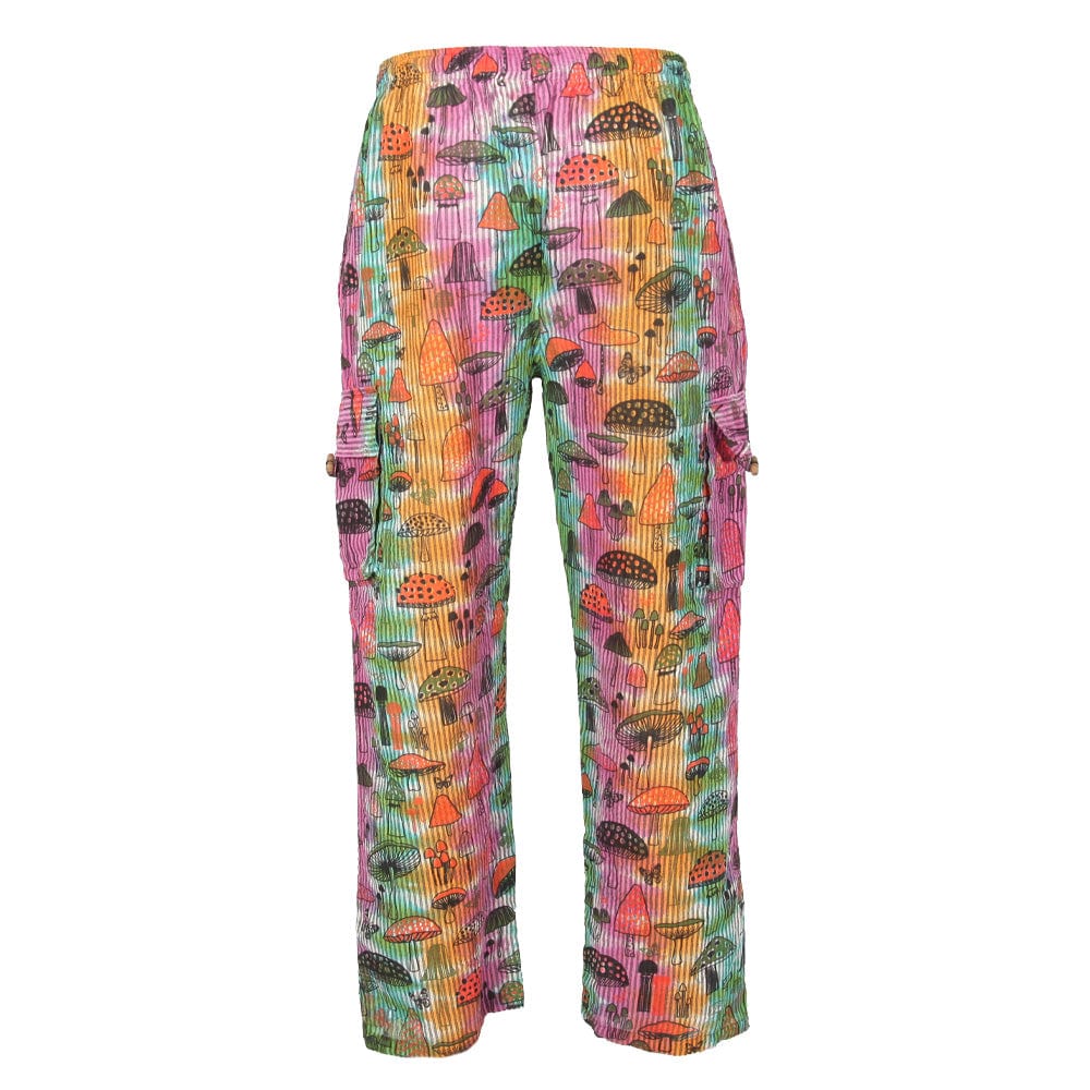 Tie Dye Mushroom Print Trousers