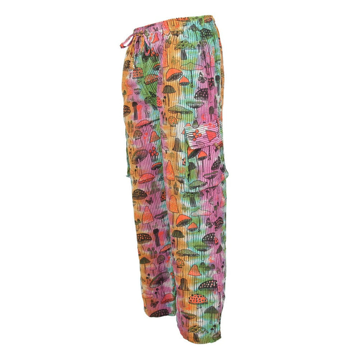 Tie Dye Mushroom Print Trousers