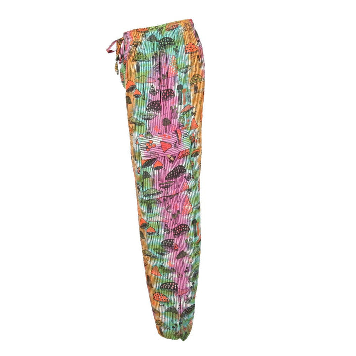 Tie Dye Mushroom Print Trousers