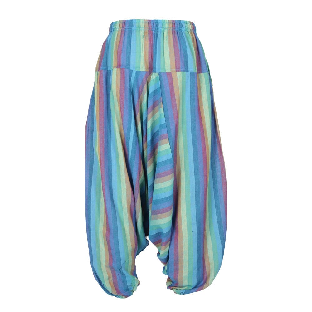 Rainbow Stripe Harem Pants