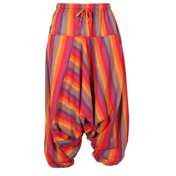 Rainbow Stripe Harem Pants