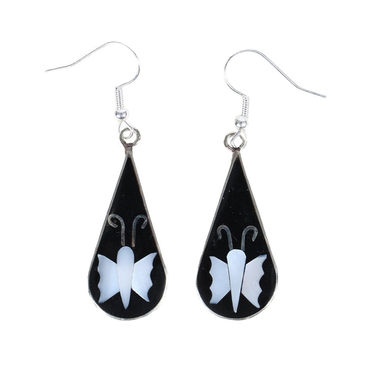 Abalone Shell Butterfly Earrings