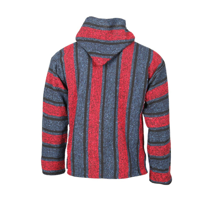 Red and Blue Baja Hoodie