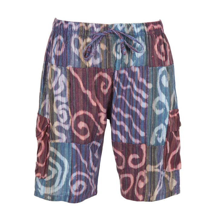 Batik Patchwork Cargo Shorts