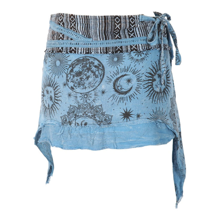 Celestial Mini Wrap Skirt