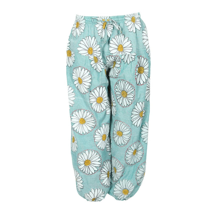 Daisy Print Harem Joggers