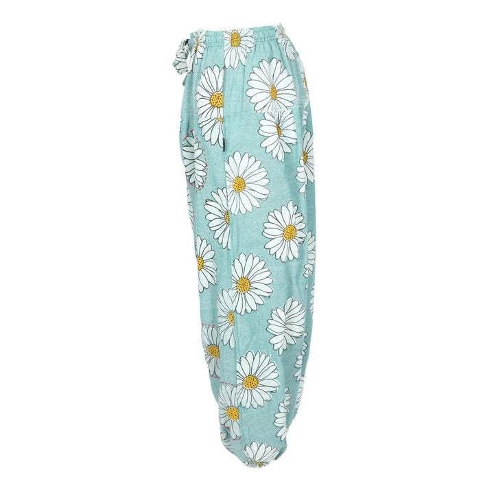 Daisy Print Harem Joggers