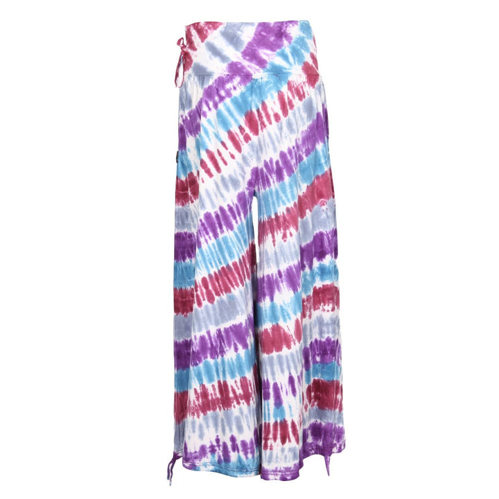 Tie Dye Wide Leg Yoga Trousers