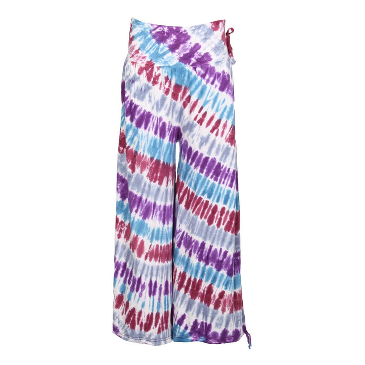 Tie Dye Wide Leg Yoga Trousers