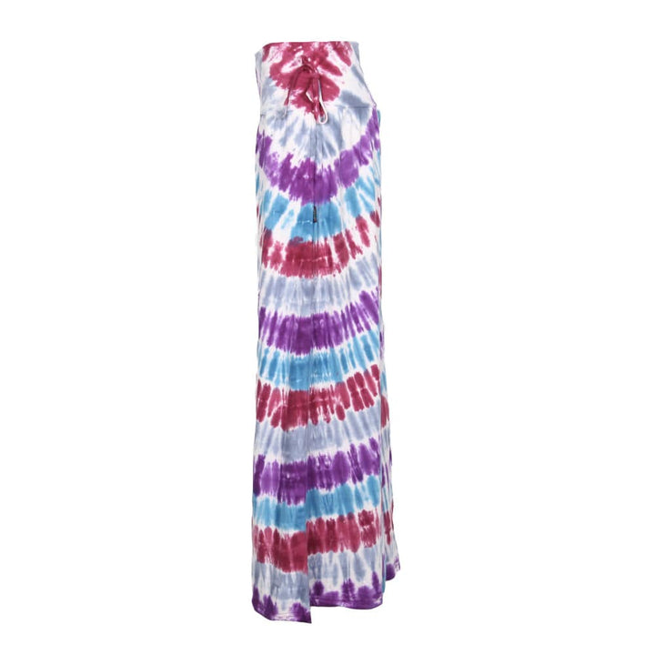 Tie Dye Wide Leg Yoga Trousers