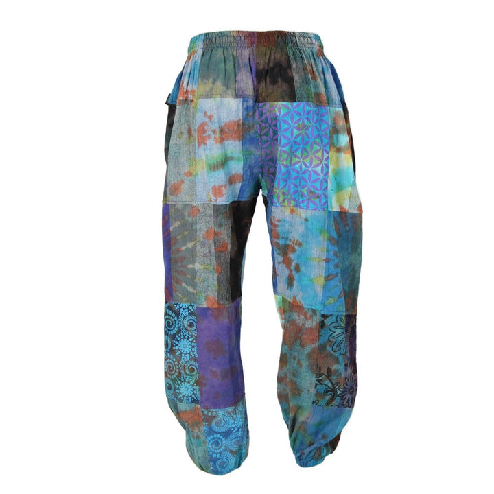 Overdyed Patchwork Aladdin Pants