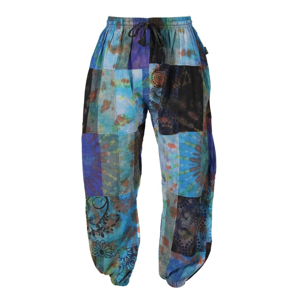 Overdyed Patchwork Aladdin Pants