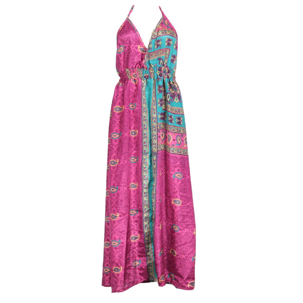 Sari Halter Maxi Dress