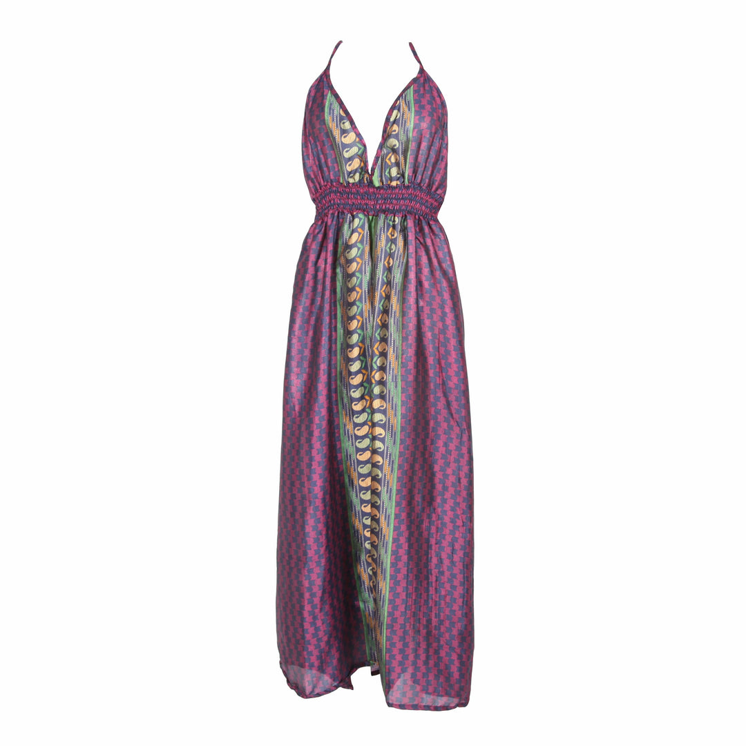 Sari Halter Maxi Dress