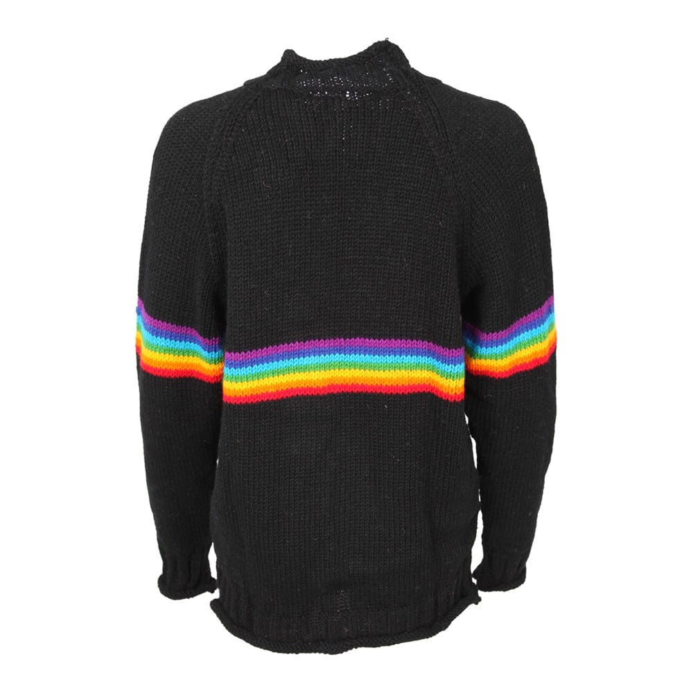 Rainbow Stripe Wool Jumper