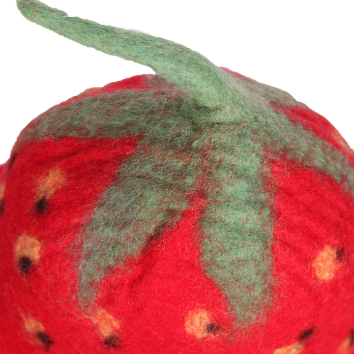 Strawberry Felt Bucket Hat