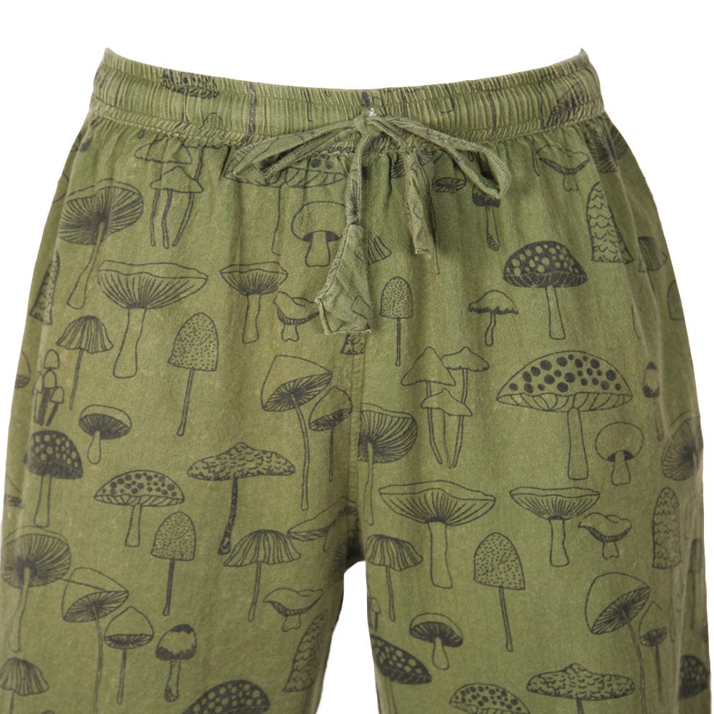 Mushroom Print Shorts