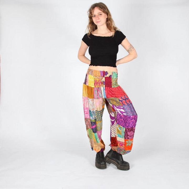 Zero Waste Patchwork Genie Pants