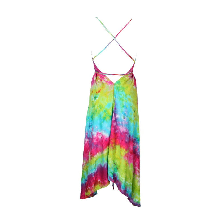 Tie Dye Scarf Dress