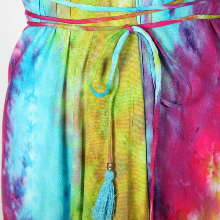 Tie Dye Scarf Dress