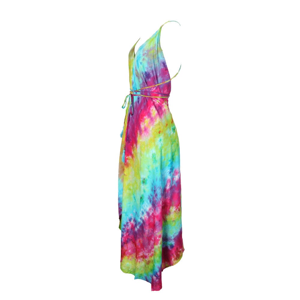 Tie Dye Scarf Dress