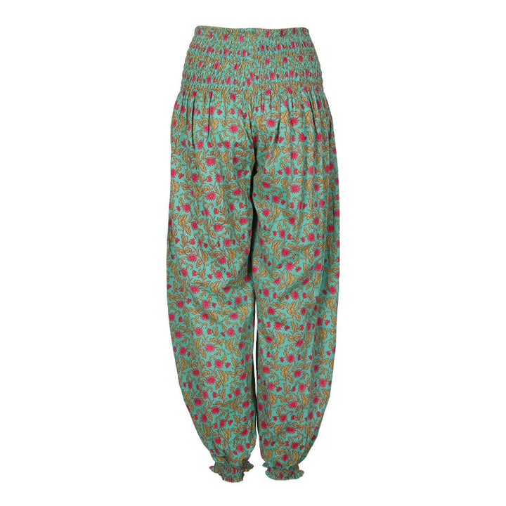 Flower Print Indian Genie Pants