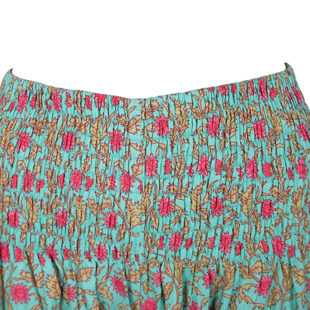 Flower Print Indian Genie Pants