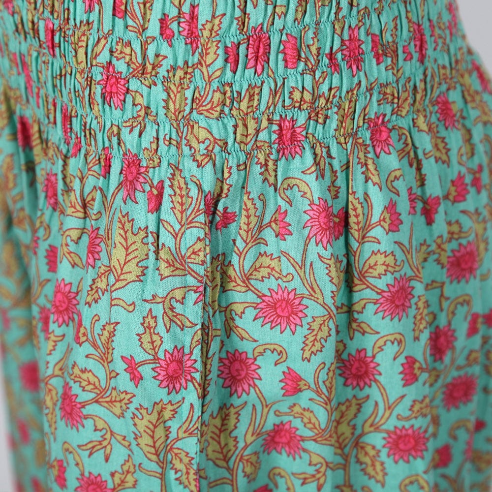 Flower Print Indian Genie Pants