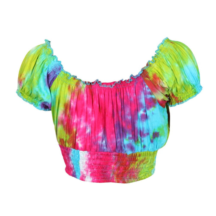 Tie Dye Bardot Top