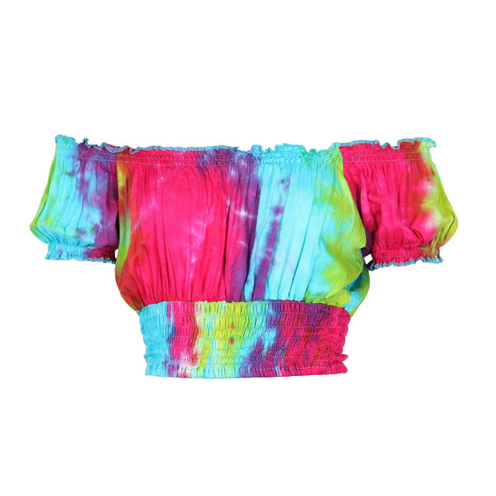 Tie Dye Bardot Top