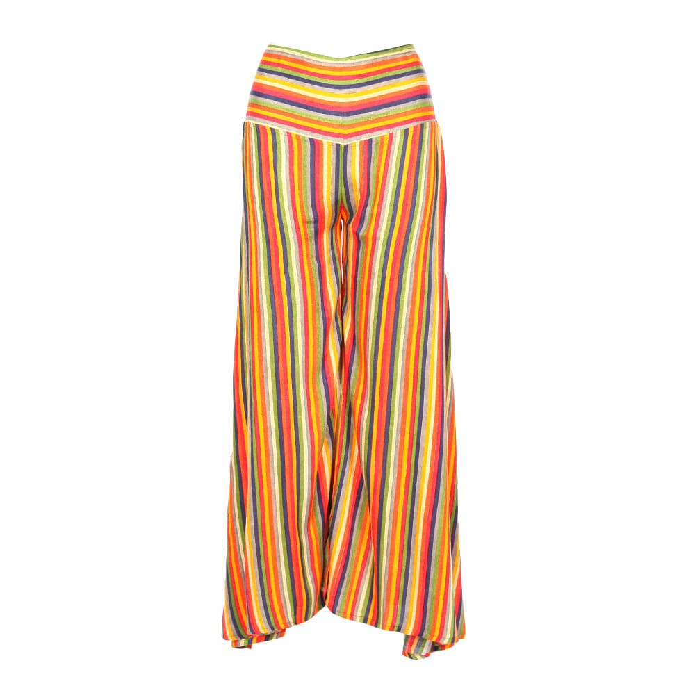 Rainbow Stripe Palazzo Trousers