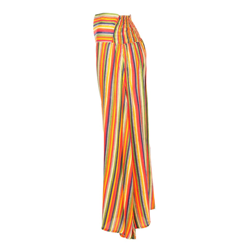 Rainbow Stripe Palazzo Trousers