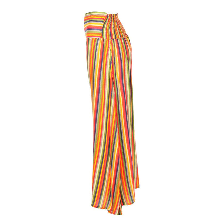 Rainbow Stripe Palazzo Trousers