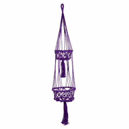 Double Macrame Plant Hanger