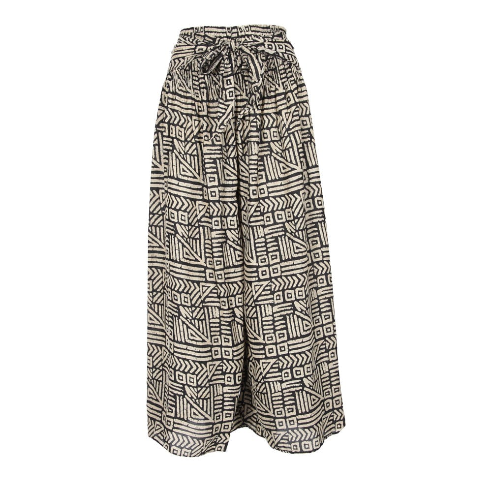 Thai Tribal Wide Leg Trousers