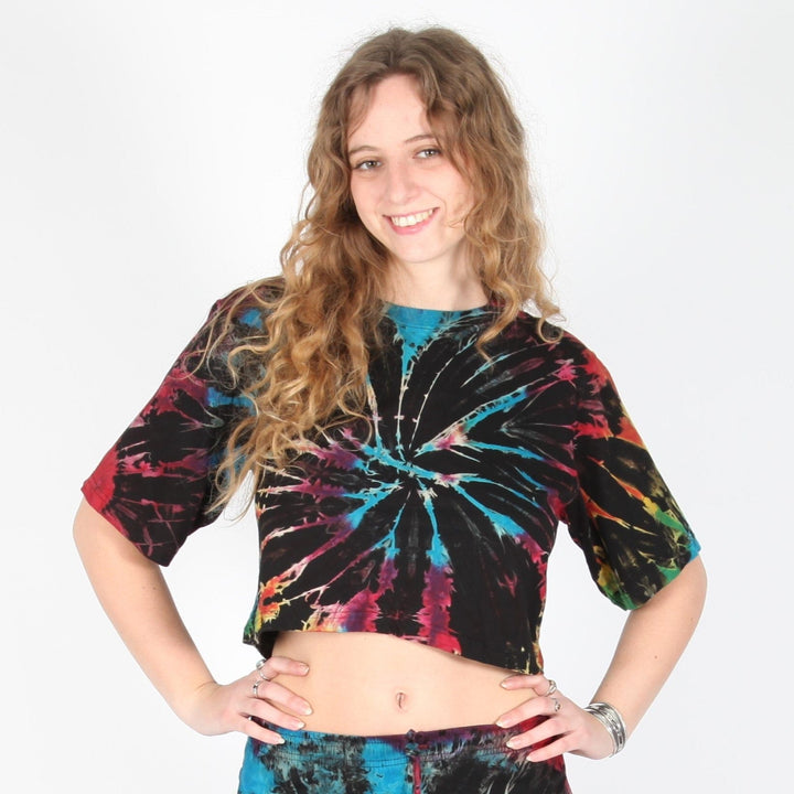 Cropped Tie Dye T-shirt