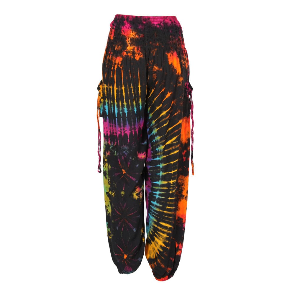 Tie Dye Cargo Harem Pants