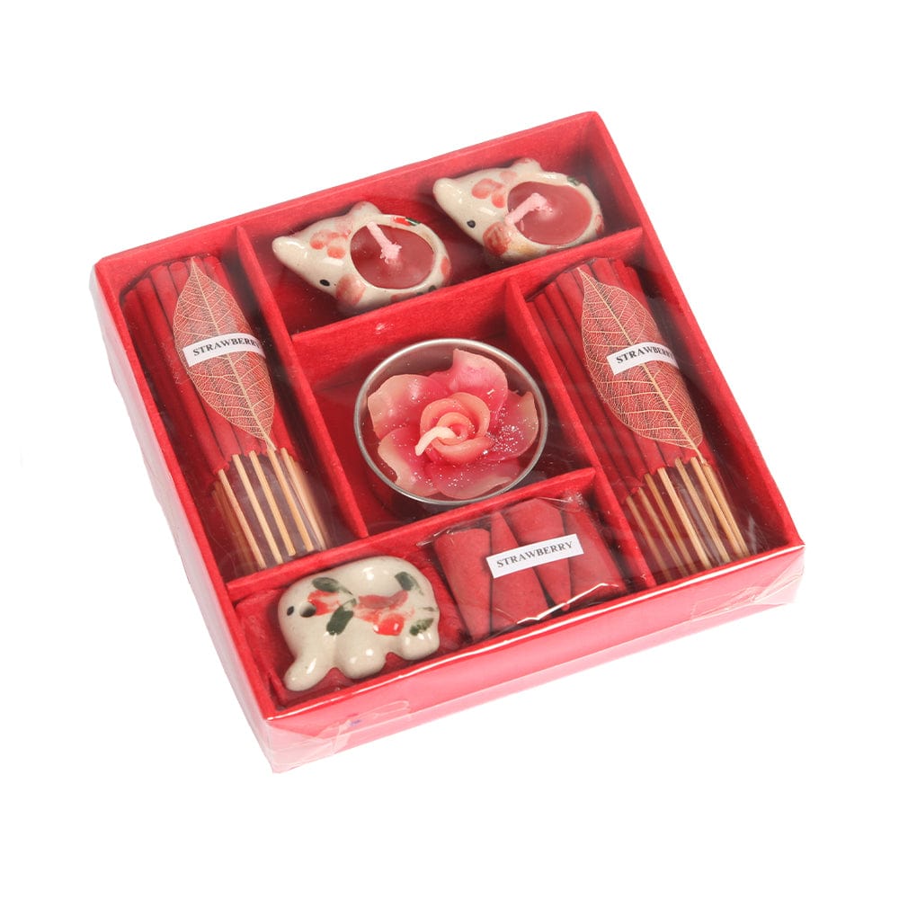 Small Incense & Tealight Gift Set