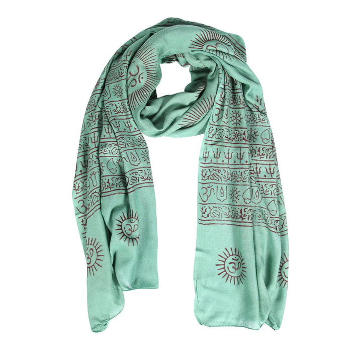 Large OM Print Scarf