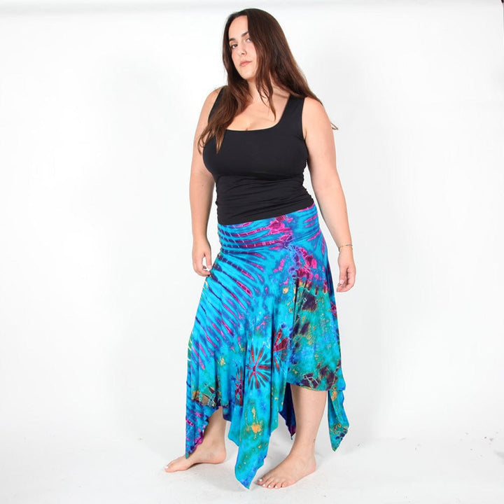 Tie Dye Midi Skirt